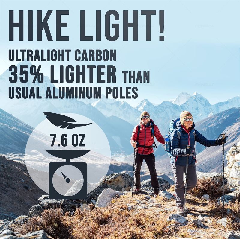 Lightweight Collapsible Hiking Poles