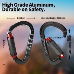 Auto Locking Rock Climbing Carabiner Clips