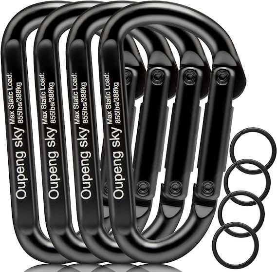 Heavy Duty D Ring Caribeener Clips
