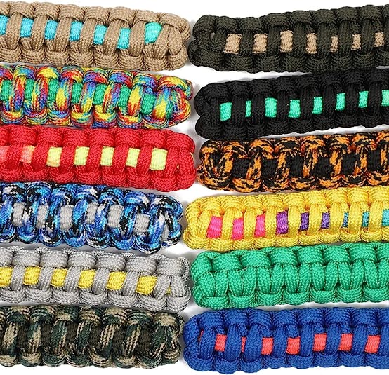 Paracord Keychain with Split Rings
