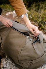 Deluxe Duffel Bag With Zipper For Gym