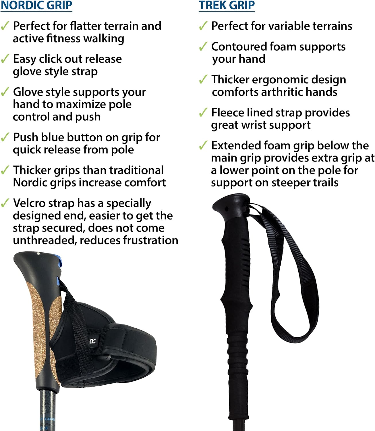 Light Weight Snowshoes with Poles