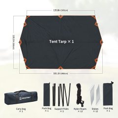 Lightweight Car Awning Sunshade