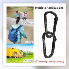 Heavy Duty D Ring Caribeener Clips