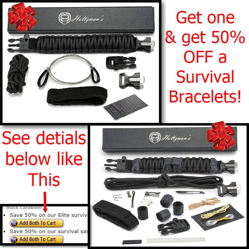 Paracord Keychain with Carabiner for Camping