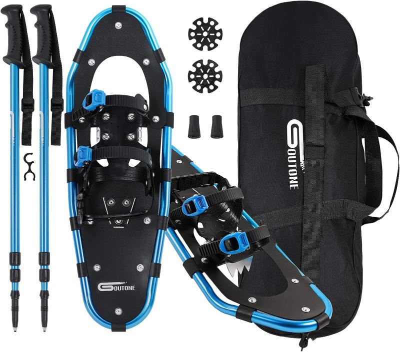 Light Weight Snowshoes with Poles