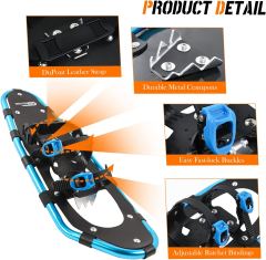 Light Weight Snowshoes with Poles