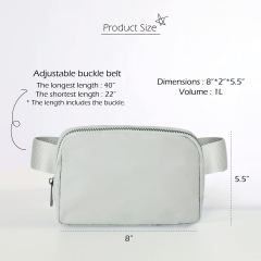 Unisex Mini Belt Bag with Adjustable Strap