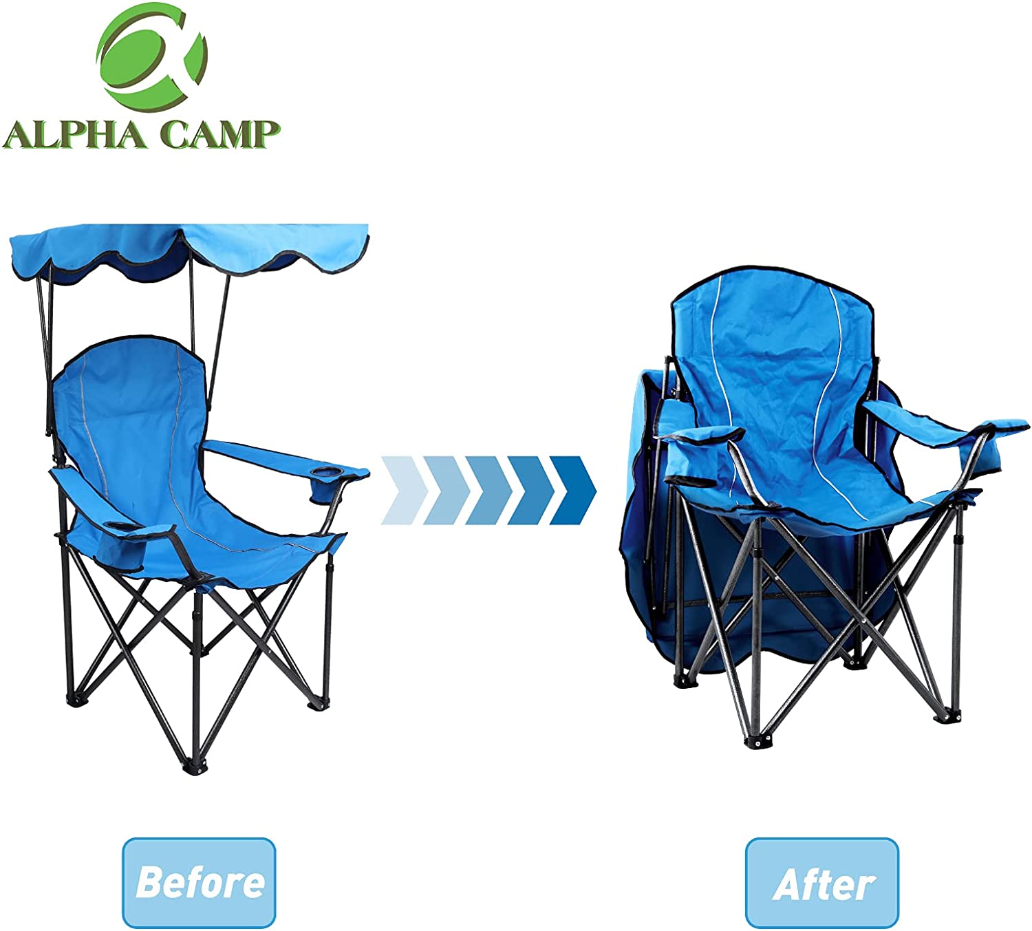 Camp Chair with Shade