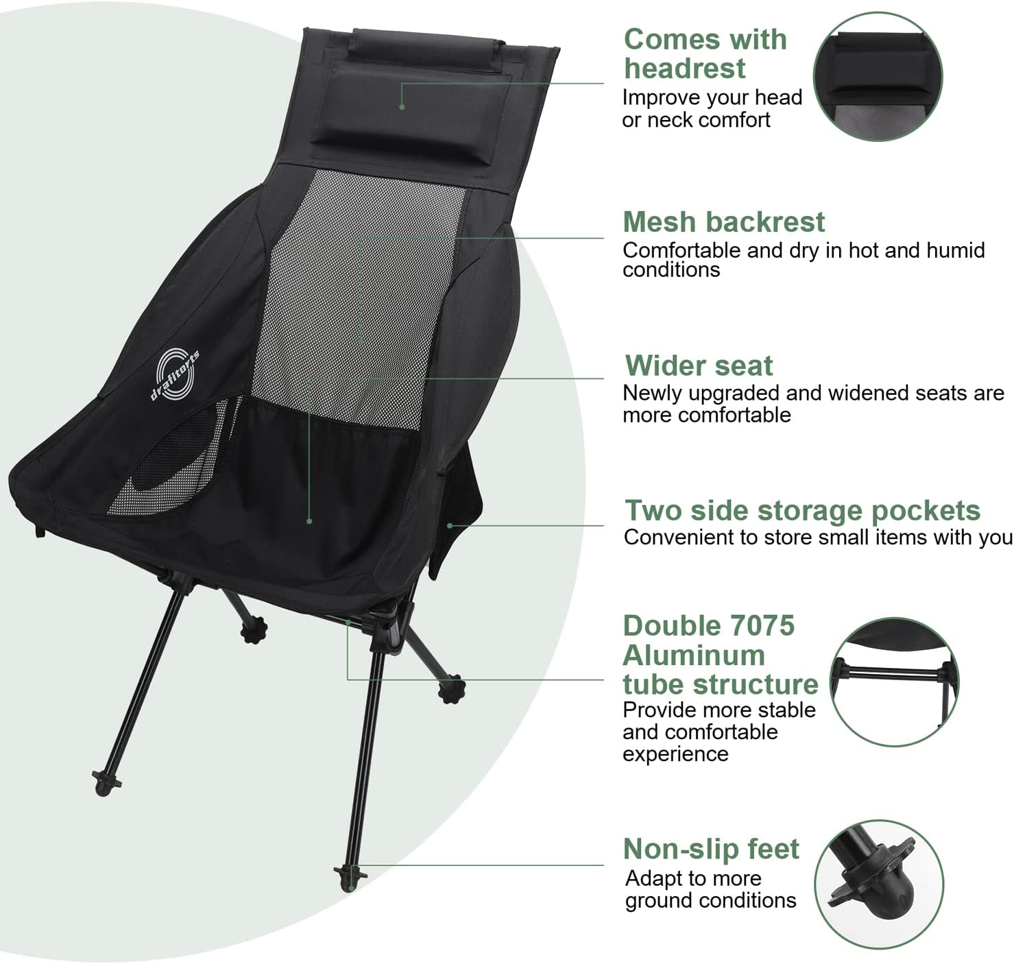 Portable Adult Camping Chair
