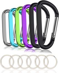 Large Aluminum D Ring Shape Carabeaner