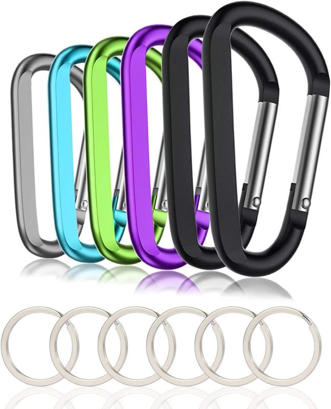 Large Aluminum D Ring Shape Carabeaner