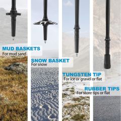 Aluminum Hiking Walking Sticks
