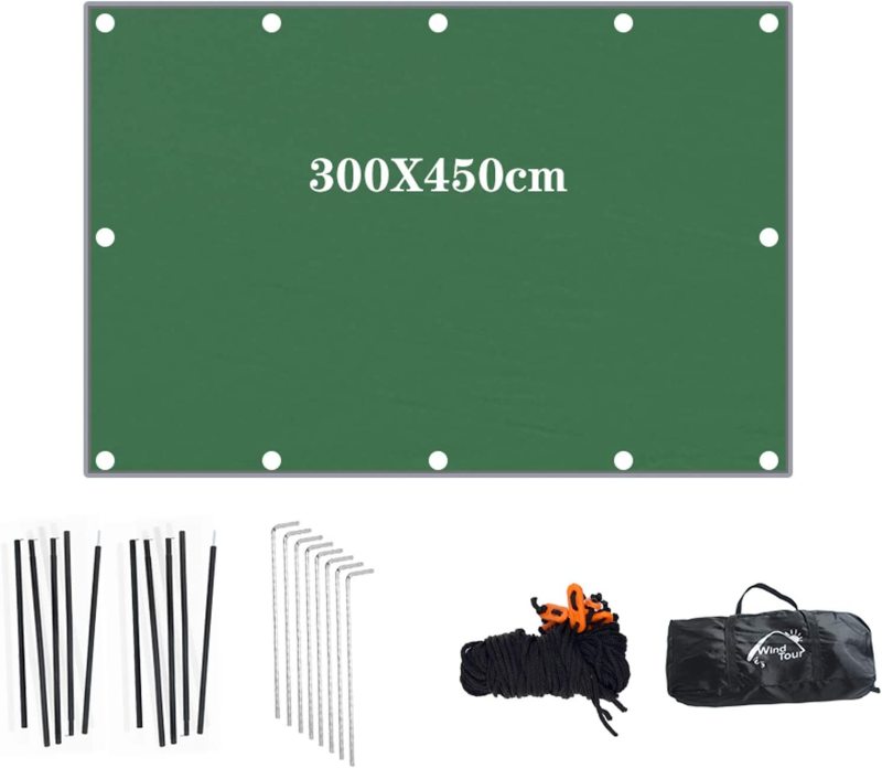 Wind Tour Portable Multifunctional Outdoor Camping Traveling Awning