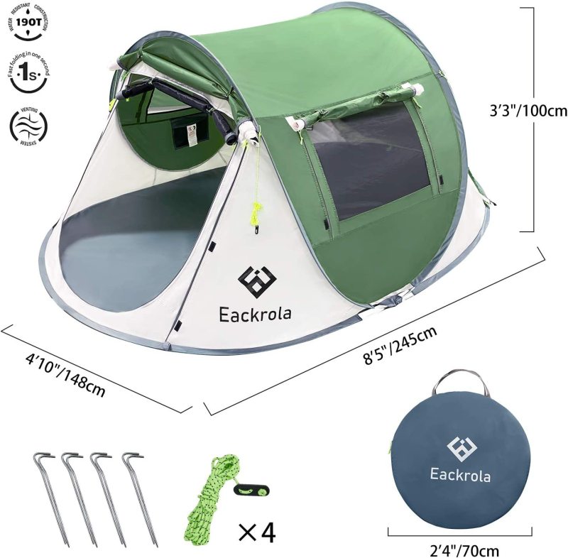 Instant Pop up Tent for Camping