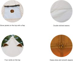 Bell Tent with Top Stove Jack