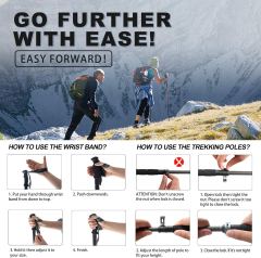 Aluminum Hiking Walking Sticks