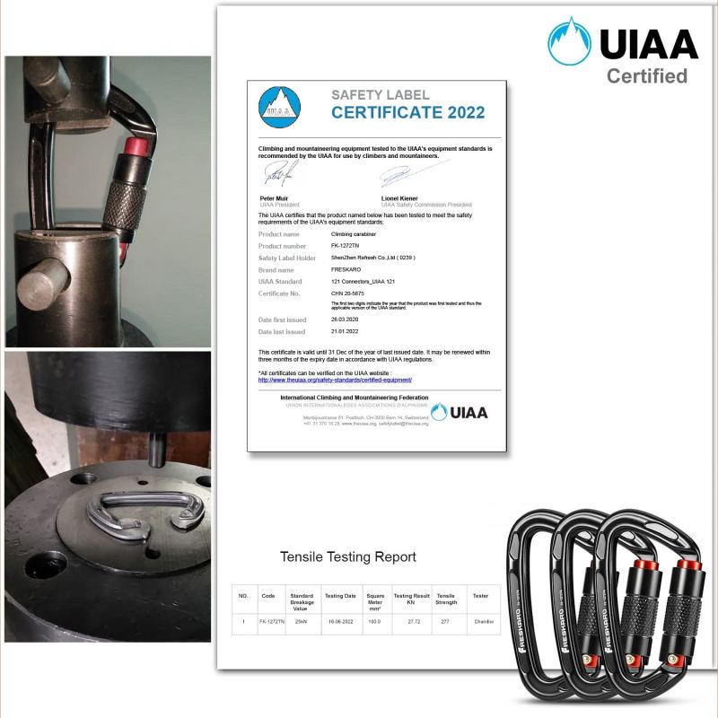 Auto Locking Climbing Carabiner Clips