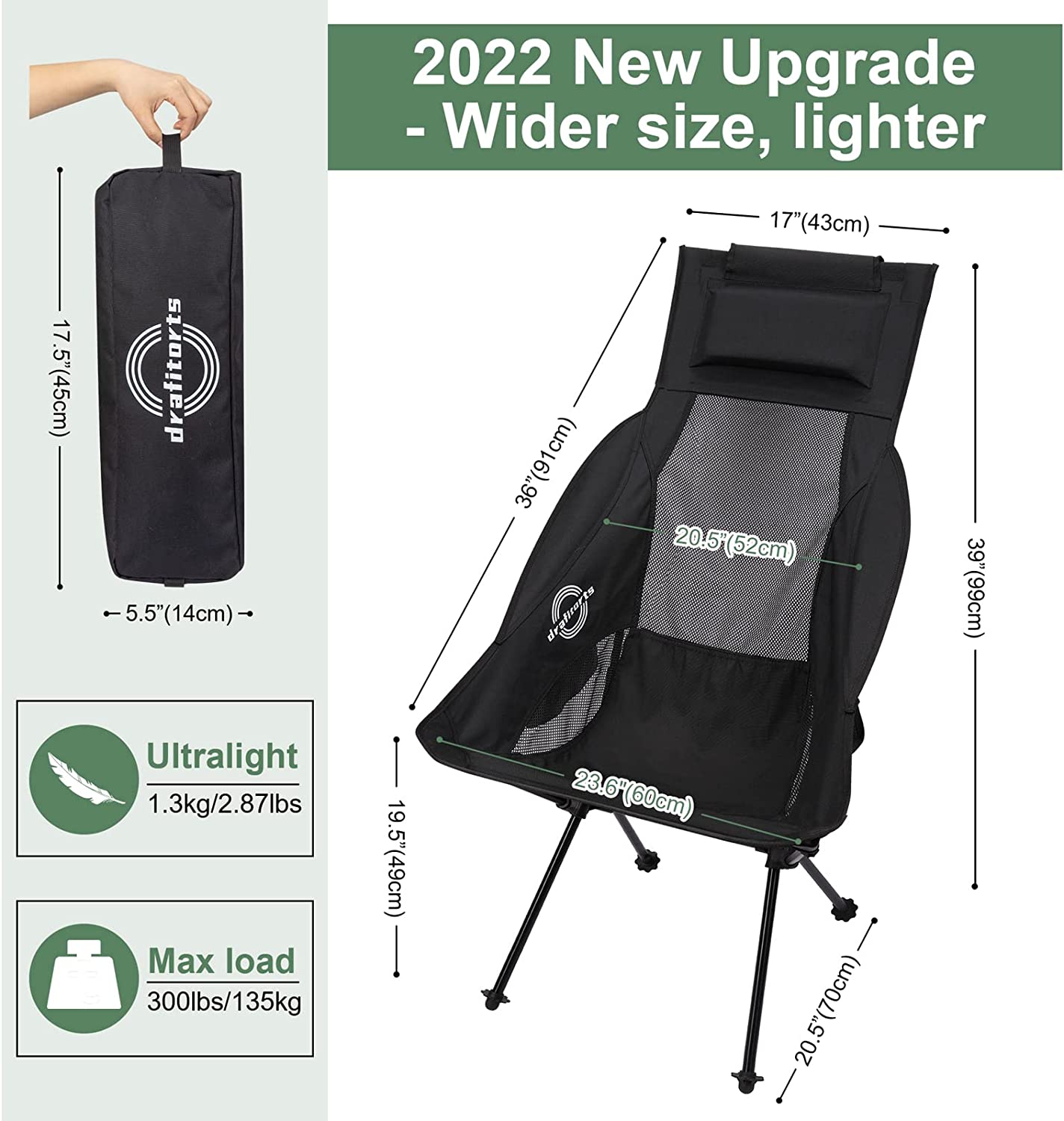 Portable Adult Camping Chair