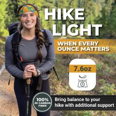 Carbon Fiber Collapsible Walking Stick for Hiking