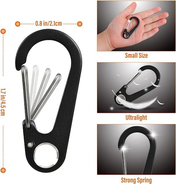 Small Carabiner Keychain Clip
