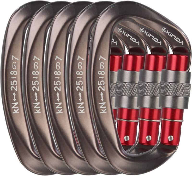 Screwgate Locking Carabiner Clip