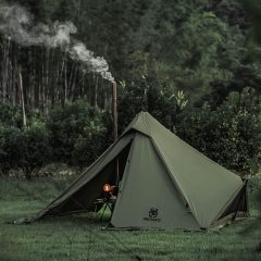 Teepee Hot Tent with Snow Skirt