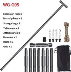 Multifunction Adjustable Trekking Poles