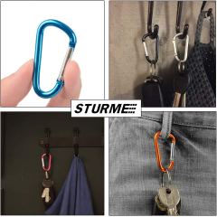 Aluminum D Ring Carabiners Clip