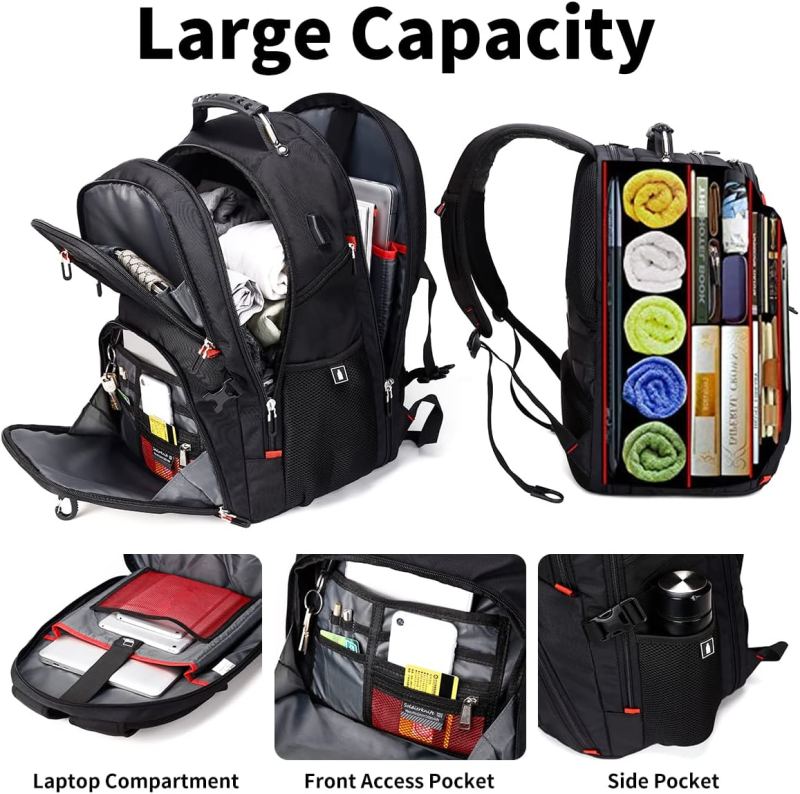Extra Large 52L Travel Laptop Backpack
