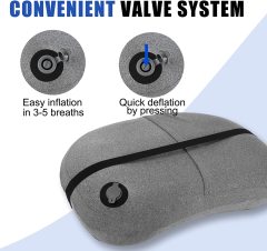 Ultralight and Portable Inflatable Pillow for Camping