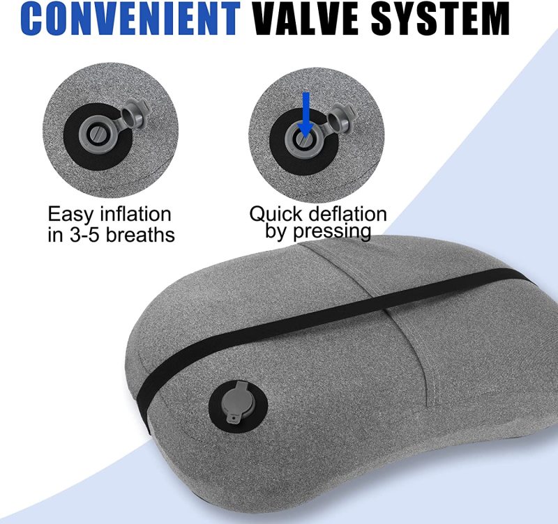 Ultralight and Portable Inflatable Pillow for Camping