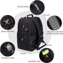 Extra Large 52L Travel Laptop Backpack