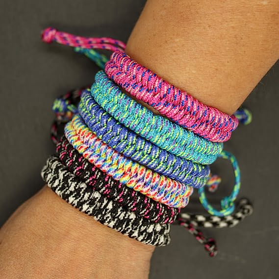 Parachute Cord Braided Bracelet Set