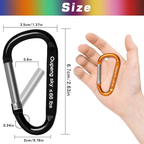 Aluminum Carabeaner Key Clip