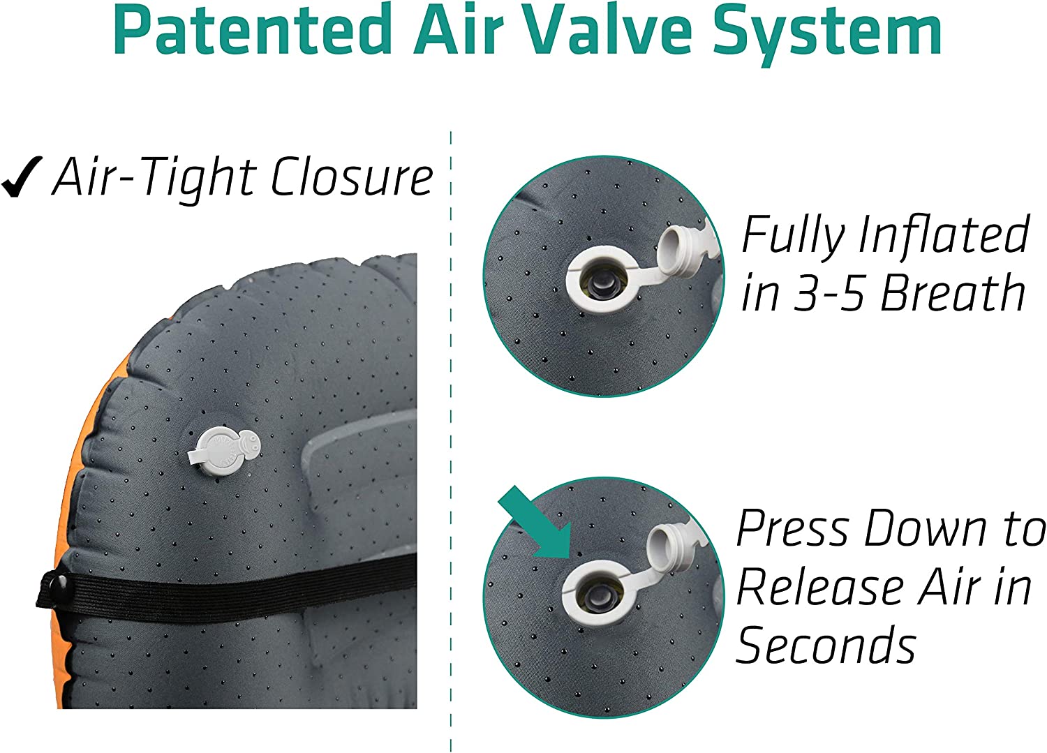 Ultralight Inflatable Camping Travel Pillow