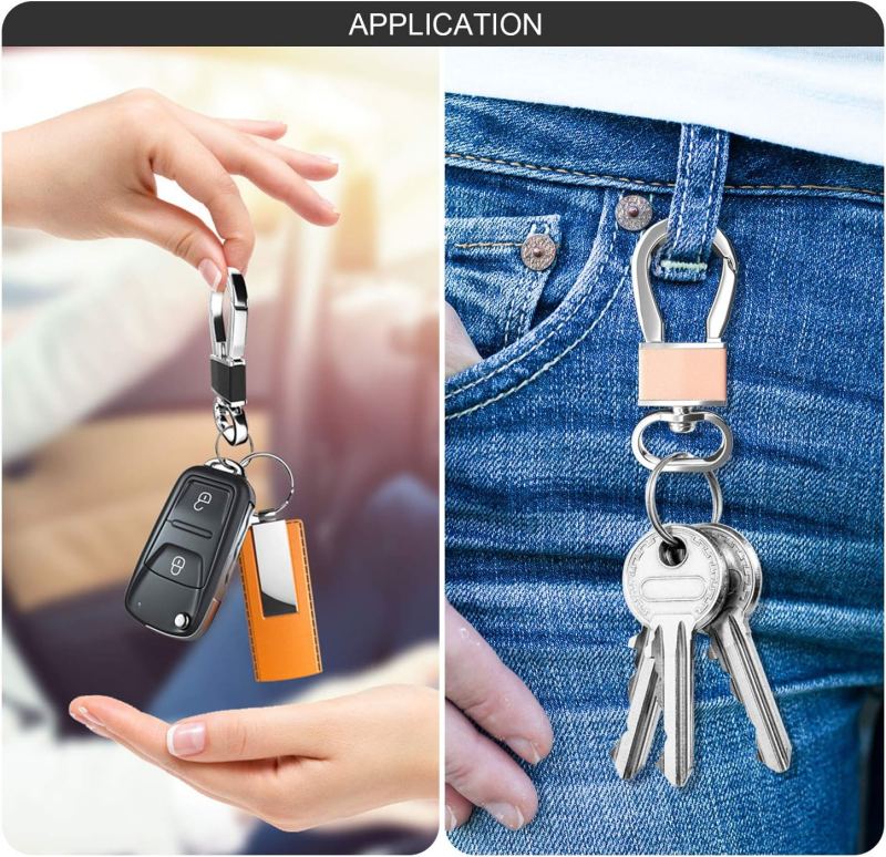 Metal Carabiner Keychain Key Clip Hook