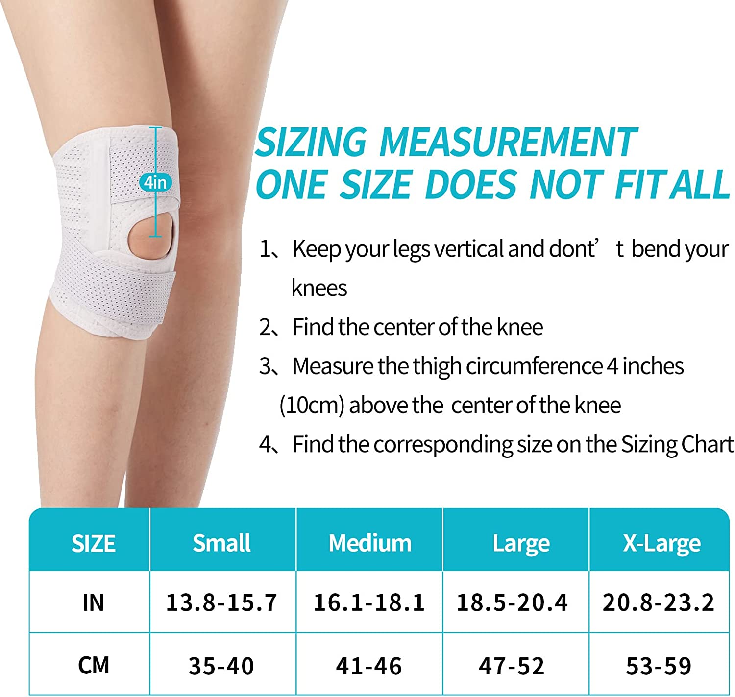 Breathable Adjustable Knee Support