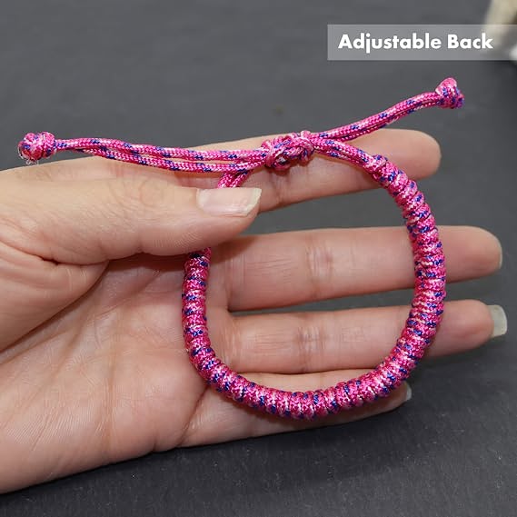 Parachute Cord Braided Bracelet Set