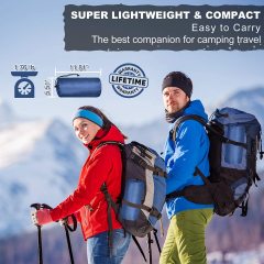 Inflatable Sleeping Mat with Pillow