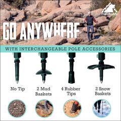 Collapsible Hiking Poles for Backpacking Gear