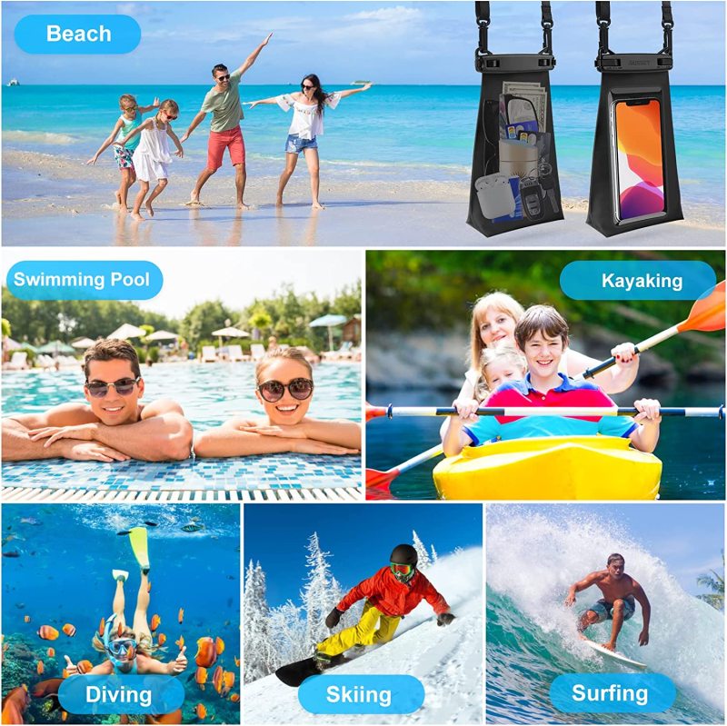 Large Capacity Waterproof Phone Pouch Floating