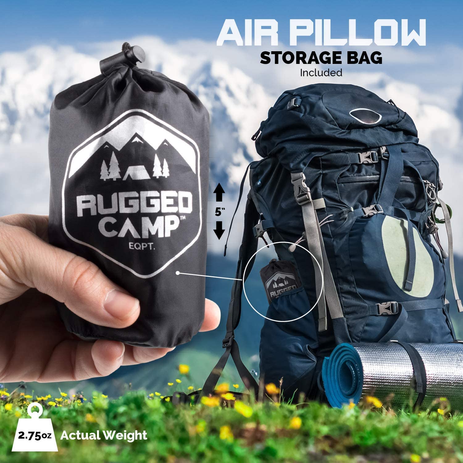 Compressible Backpacking Pillow