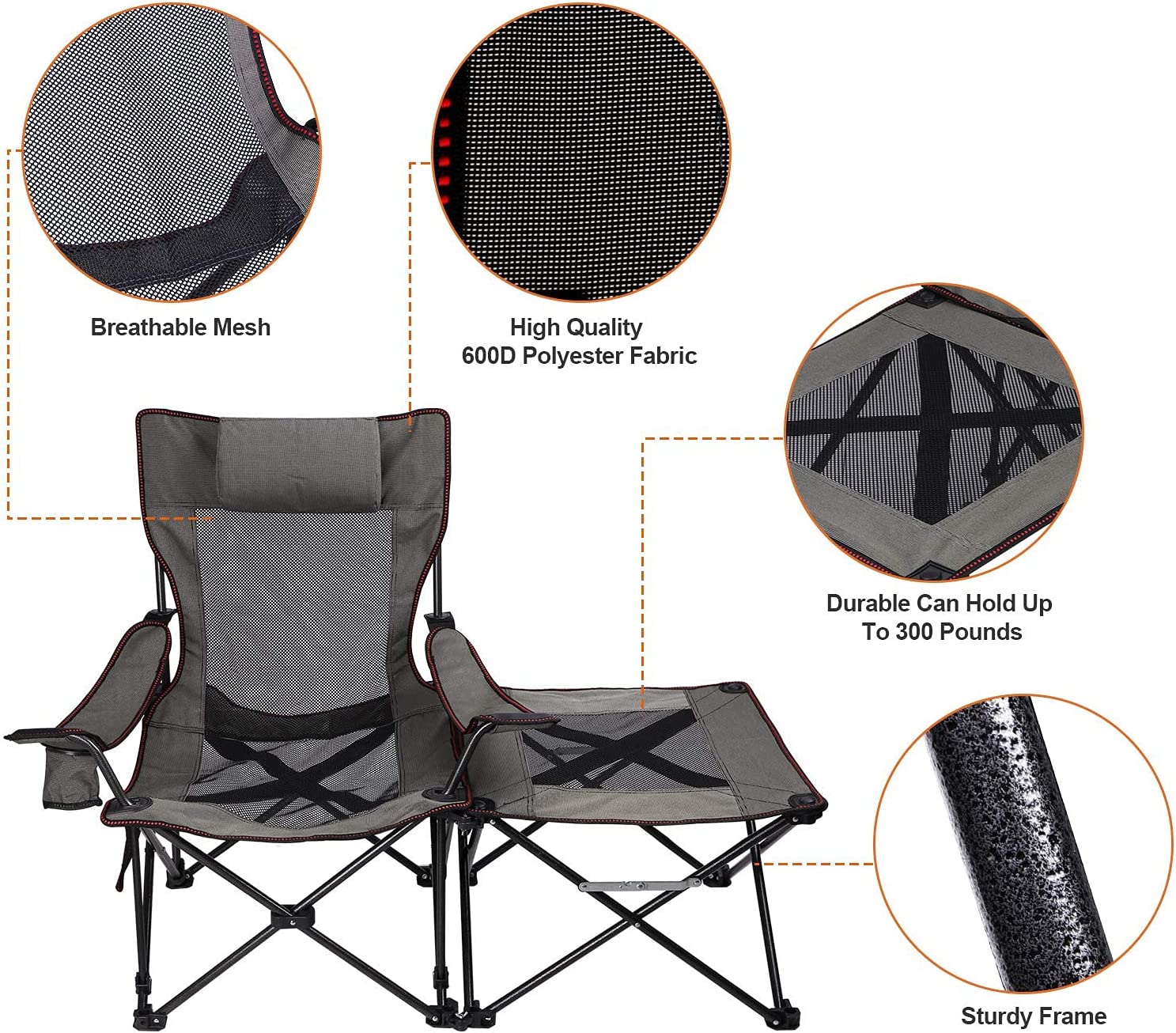 Folding Chaise Lounge Chair