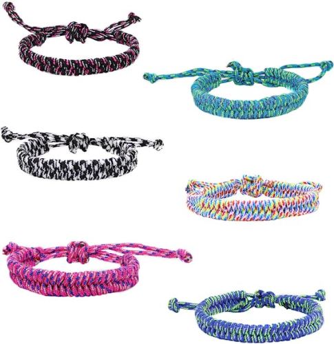 Parachute Cord Braided Bracelet Set