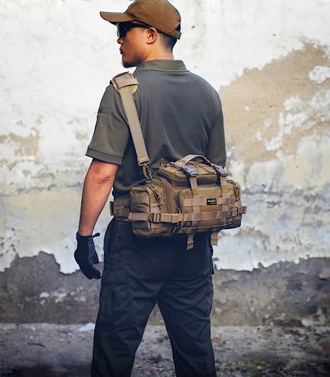 Outdoor Sling Backpack Hiking Fanny Waist Pack