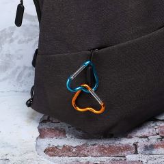 Fish Bone Shape Keychain Clips Mini Carabiner