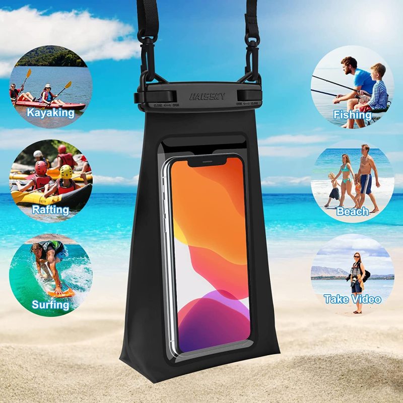 Large Capacity Waterproof Phone Pouch Floating