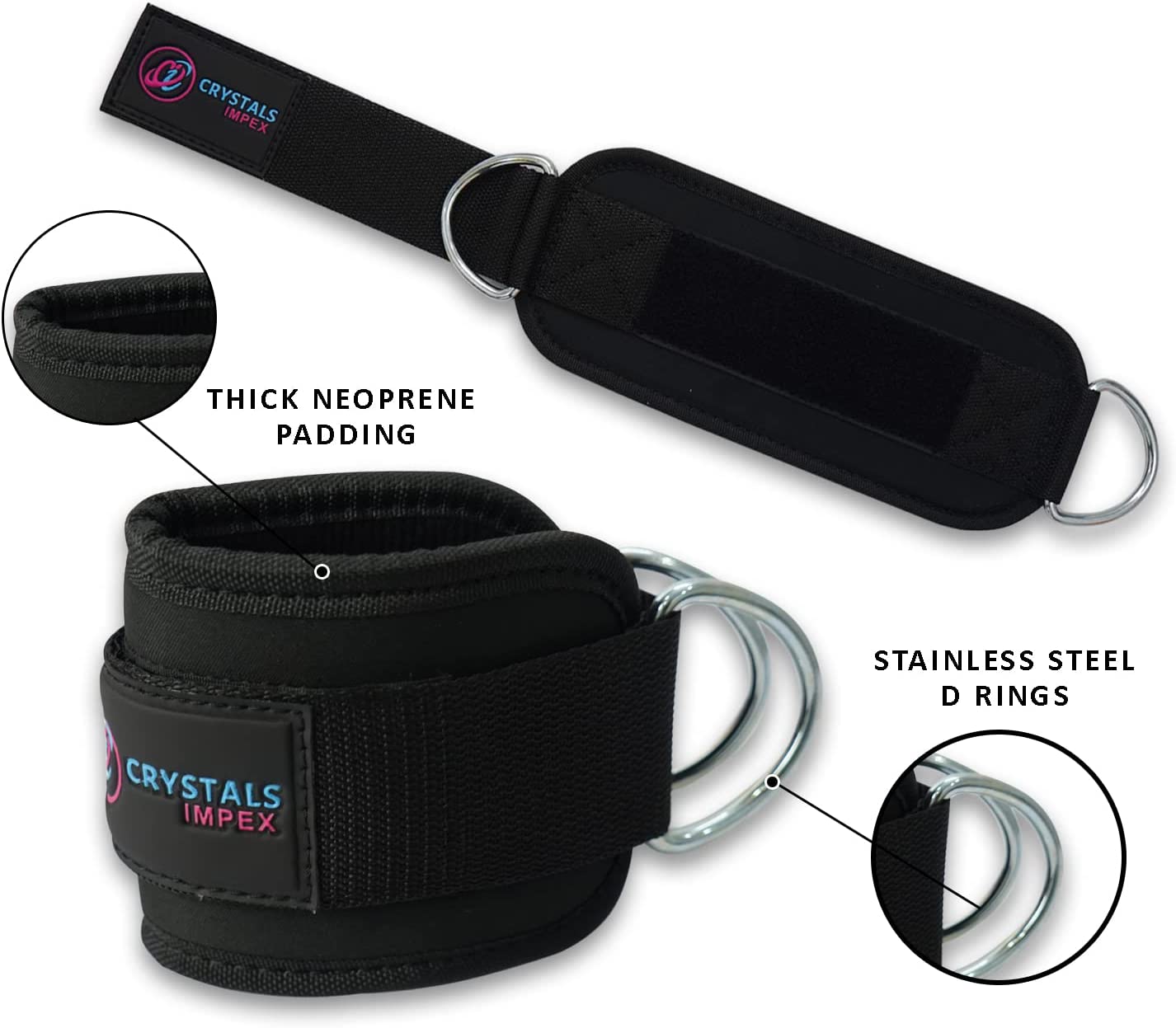 Ankle Strap for Cable Machine Attachments Gym