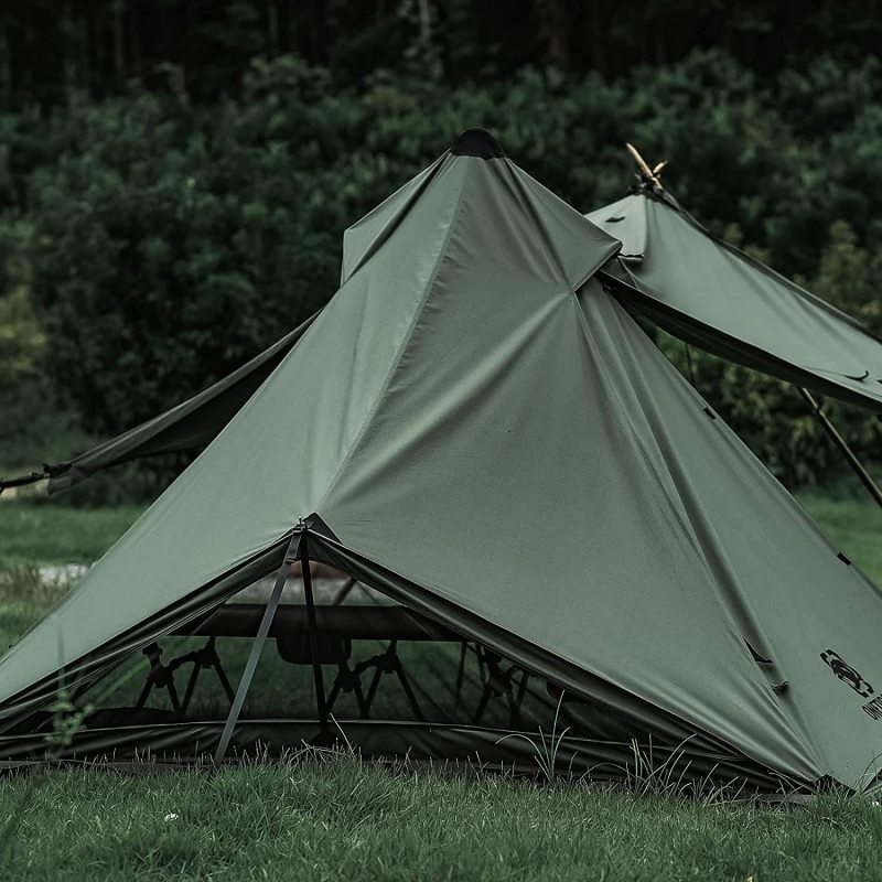 Teepee Hot Tent with Snow Skirt